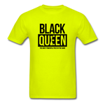 Black Queen - safety green