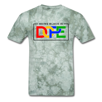 Being Black Is Dope - military green tie dye
