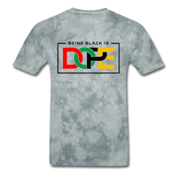 Being Black Is Dope - grey tie dye