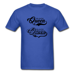 Black Queen - royal blue