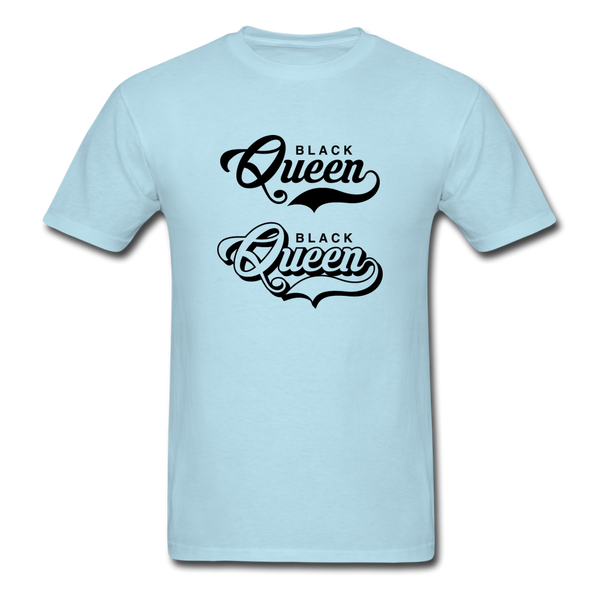Black Queen - powder blue