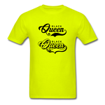 Black Queen - safety green