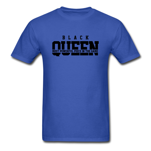 Black Queen - royal blue