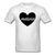 MELANINLOVEHEART - light heather gray