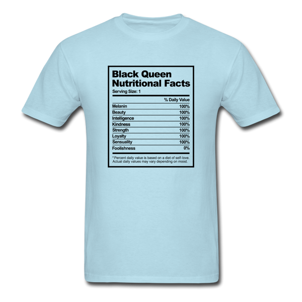 Black Queen - powder blue