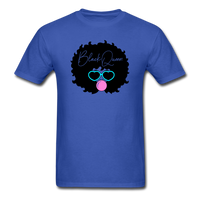 Black Queen - royal blue
