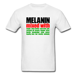 MELANIN MIXED WITH MELANIN - white