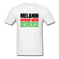 MELANIN MIXED WITH MELANIN - white