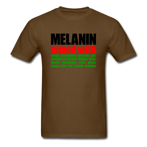 MELANIN MIXED WITH MELANIN - brown