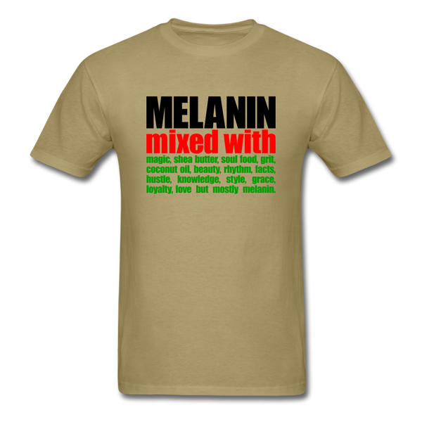 MELANIN MIXED WITH MELANIN - khaki
