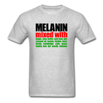 MELANIN MIXED WITH MELANIN - heather gray