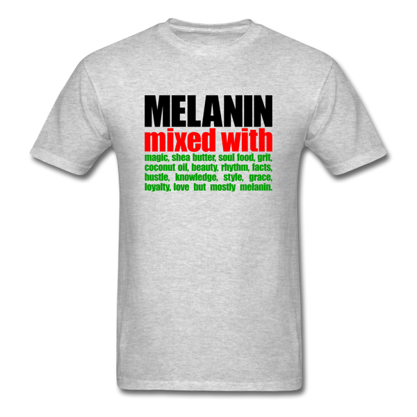 MELANIN MIXED WITH MELANIN - heather gray