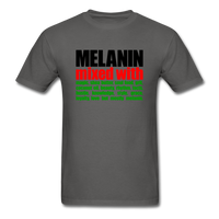 MELANIN MIXED WITH MELANIN - charcoal