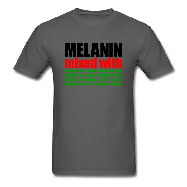 MELANIN MIXED WITH MELANIN - charcoal