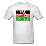 MELANIN MIXED WITH MELANIN - light heather gray