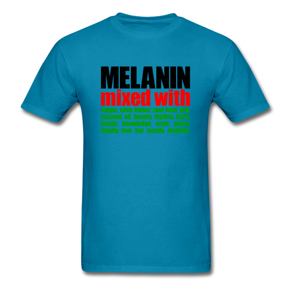 MELANIN MIXED WITH MELANIN - turquoise