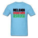 MELANIN MIXED WITH MELANIN - aquatic blue