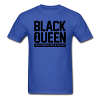 Black Queen - royal blue