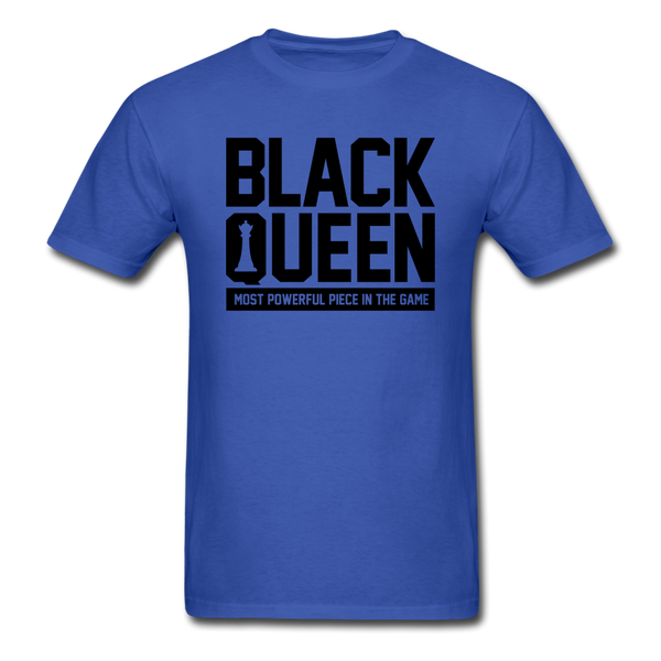 Black Queen - royal blue
