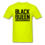 Black Queen - safety green