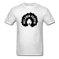 MELANIN POPPIN - light heather gray