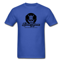 Black Queen - royal blue