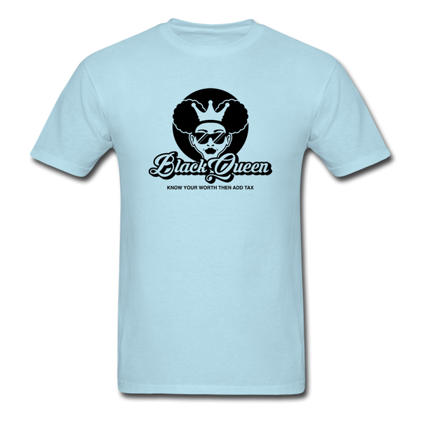 Black Queen - powder blue