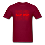 Black Queen - burgundy
