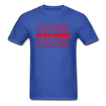 Black Queen - royal blue