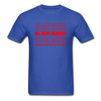 Black Queen - royal blue