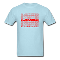 Black Queen - powder blue