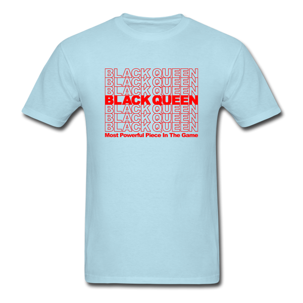 Black Queen - powder blue