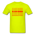 Black Queen - safety green
