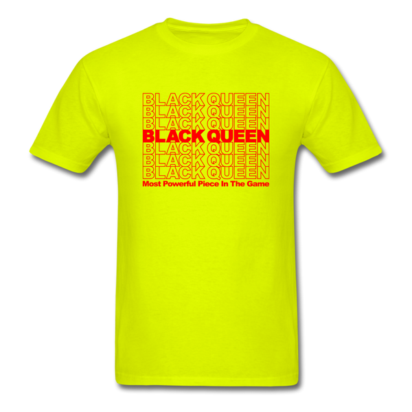 Black Queen - safety green