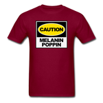 Caution - burgundy