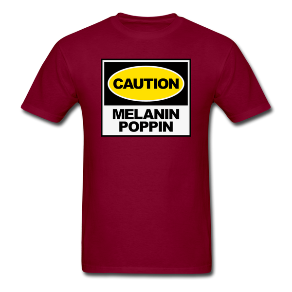 Caution - burgundy