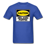 Caution - royal blue