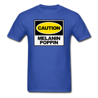 Caution - royal blue