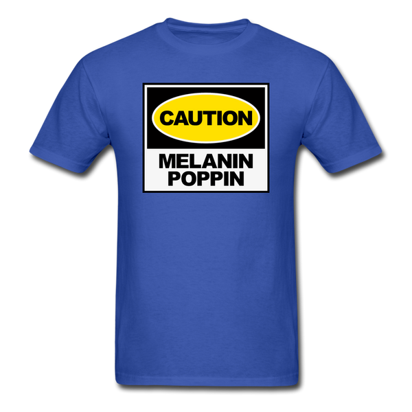 Caution - royal blue