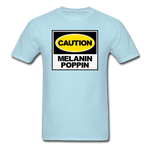 Caution - powder blue