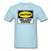 Caution - powder blue