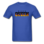 Black Queen - royal blue