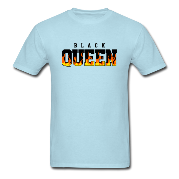 Black Queen - powder blue