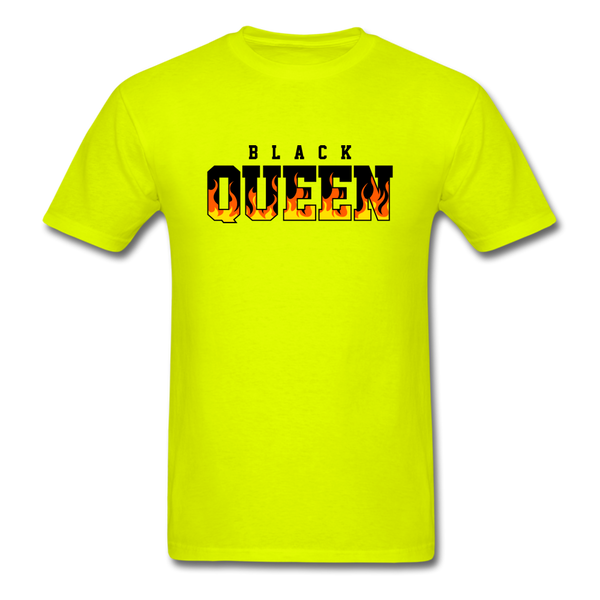 Black Queen - safety green