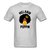 MELANIN POPPIN AFRO GIRL - heather gray