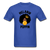 MELANIN POPPIN AFRO GIRL - royal blue