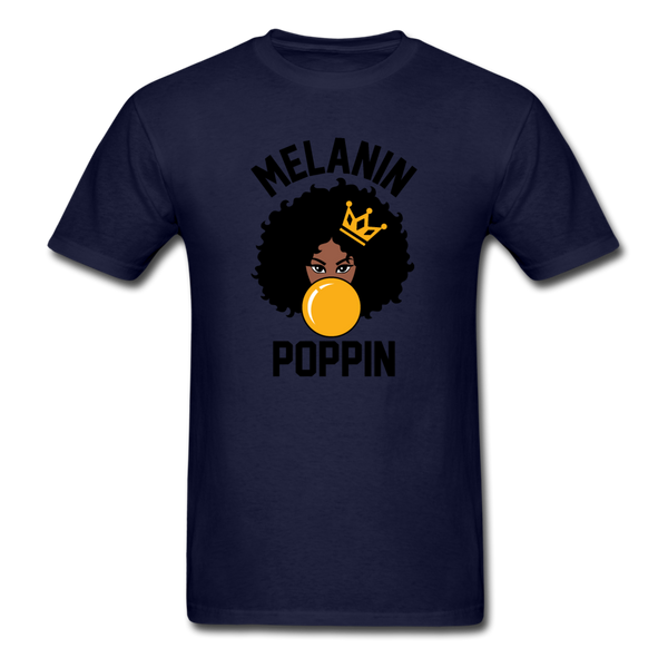 MELANIN POPPIN AFRO GIRL - navy