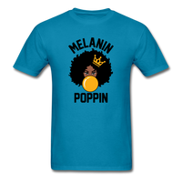 MELANIN POPPIN AFRO GIRL - turquoise