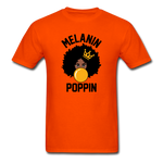 MELANIN POPPIN AFRO GIRL - orange