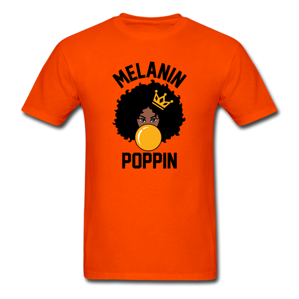 MELANIN POPPIN AFRO GIRL - orange